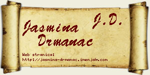 Jasmina Drmanac vizit kartica